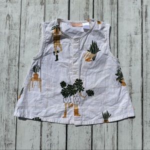 HTF/HSA Tinycottons Crazy Garden Top